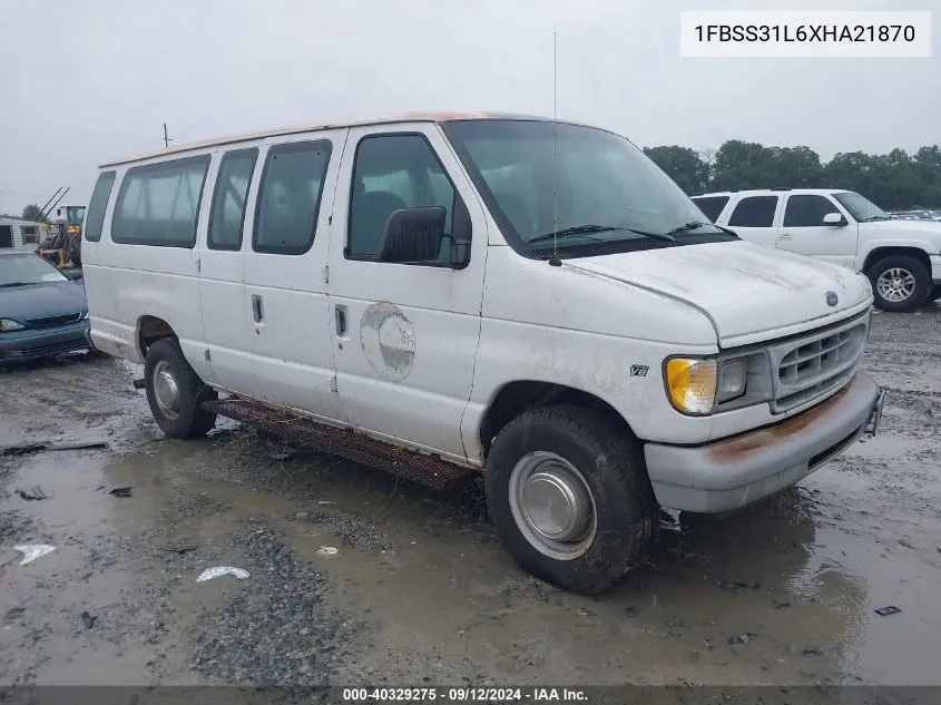 1999 Ford Econoline E350 Super Duty Wagon VIN: 1FBSS31L6XHA21870 Lot: 40329275