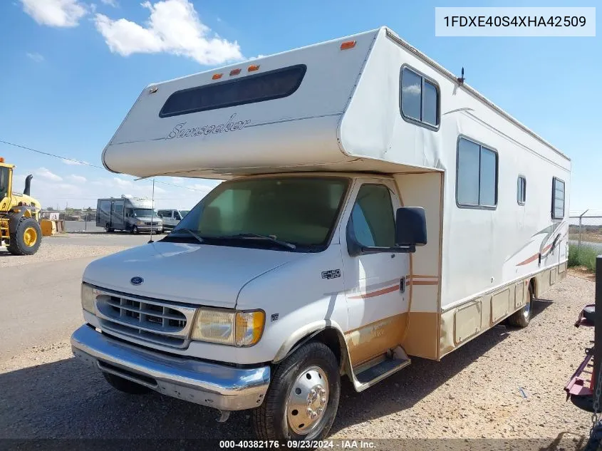 1999 Ford Econoline E450 Super Duty Cutwy Rv VIN: 1FDXE40S4XHA42509 Lot: 40382176