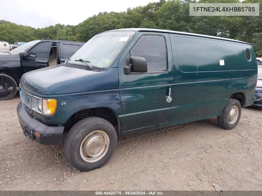 1999 Ford E-250 Commercial/Recreational VIN: 1FTNE24L4XHB85785 Lot: 40420770