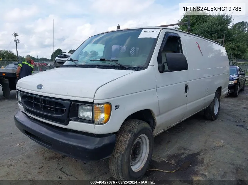 1999 Ford E-250 Commercial/Recreational VIN: 1FTNS24L5XHC19788 Lot: 40427076