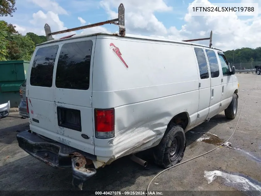 1999 Ford E-250 Commercial/Recreational VIN: 1FTNS24L5XHC19788 Lot: 40427076