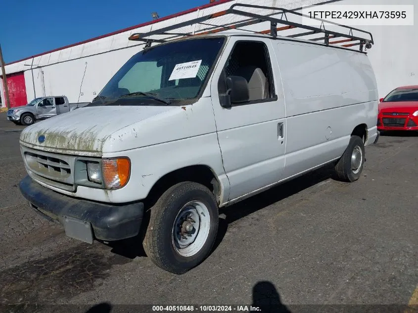 1999 Ford E-250 Commercial VIN: 1FTPE2429XHA73595 Lot: 40510848