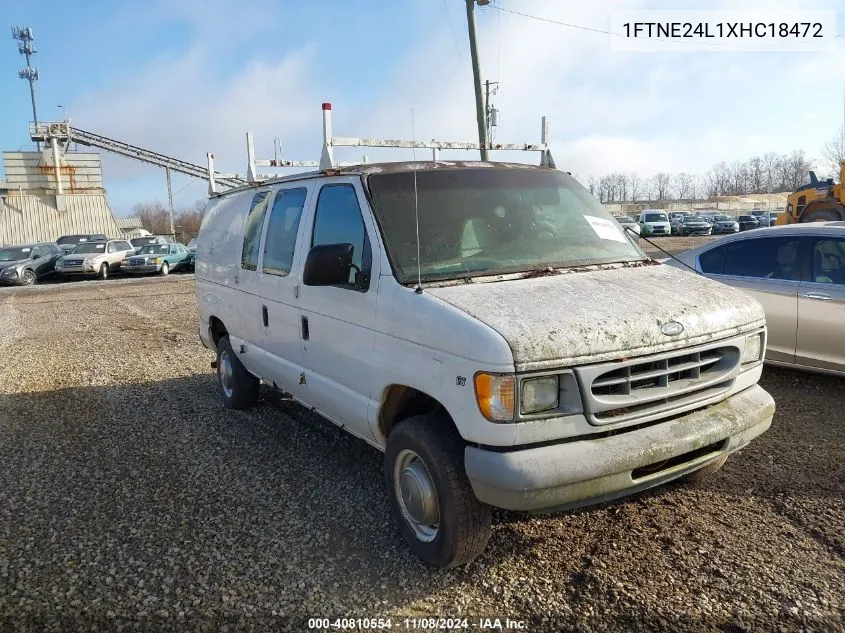 1999 Ford E-250 Commercial/Recreational VIN: 1FTNE24L1XHC18472 Lot: 40810554