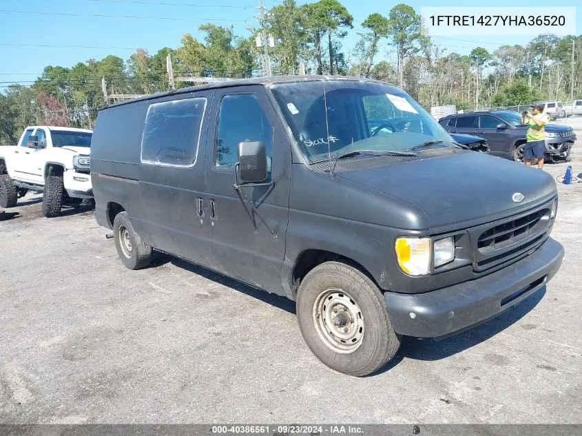 2000 Ford E-150 Commercial/Recreational VIN: 1FTRE1427YHA36520 Lot: 40386561