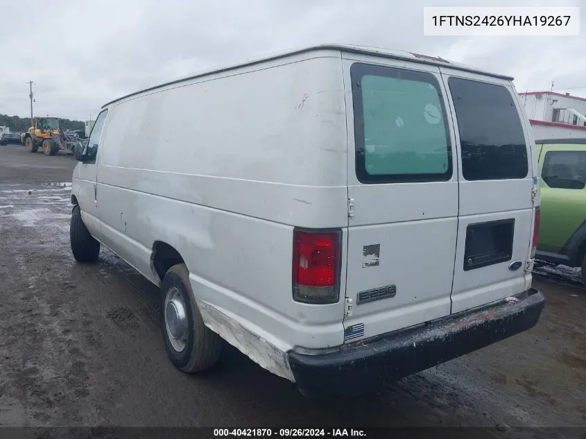 2000 Ford E-250 Commercial/Recreational VIN: 1FTNS2426YHA19267 Lot: 40421870