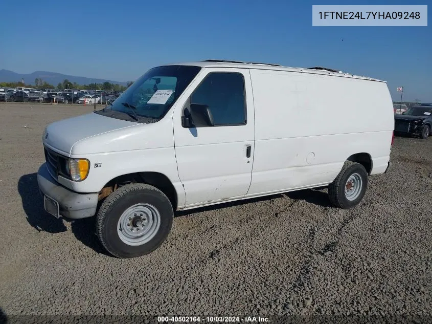 2000 Ford E-250 Commercial/Recreational VIN: 1FTNE24L7YHA09248 Lot: 40502164