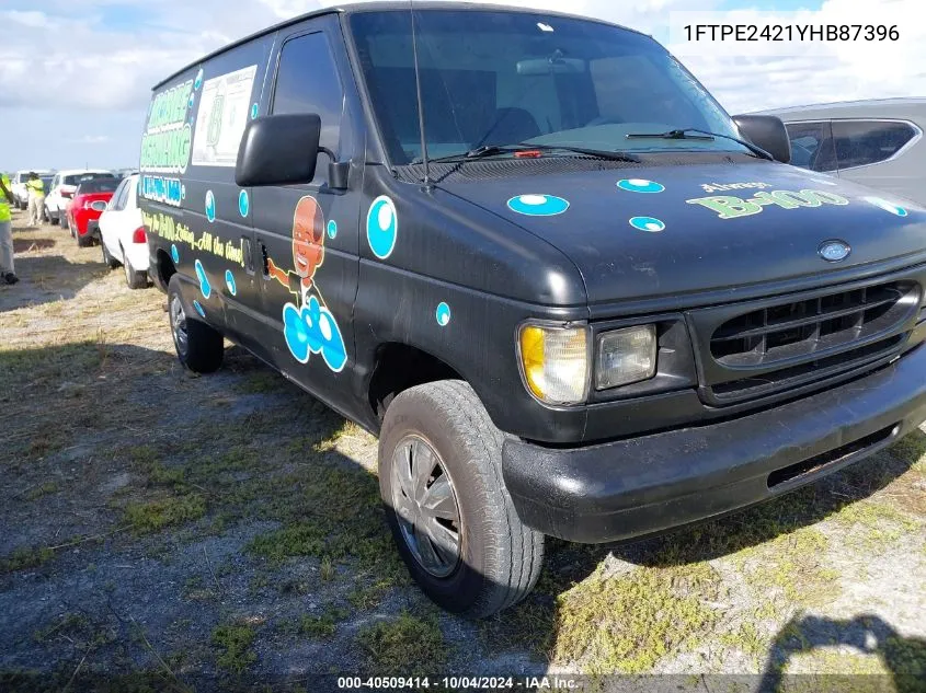 2000 Ford E-250 Commercial VIN: 1FTPE2421YHB87396 Lot: 40509414