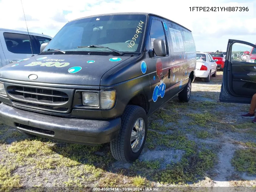 2000 Ford E-250 Commercial VIN: 1FTPE2421YHB87396 Lot: 40509414