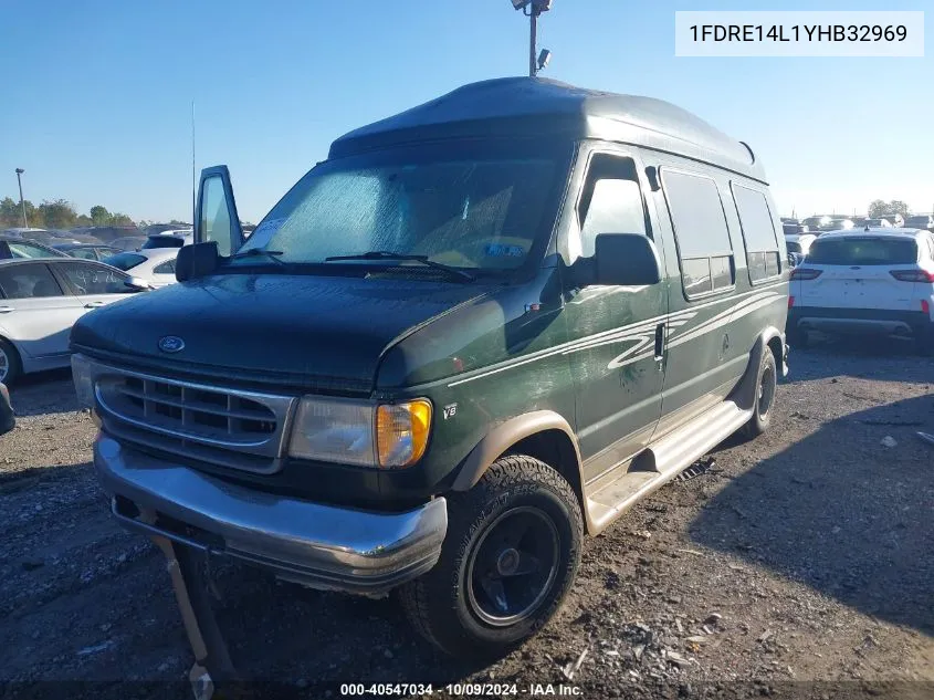 2000 Ford Econoline E150 Van VIN: 1FDRE14L1YHB32969 Lot: 40547034