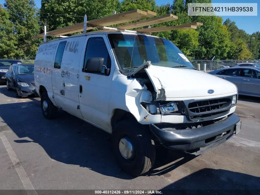 2001 Ford E-250 Commercial VIN: 1FTNE24211HB39538 Lot: 40312426