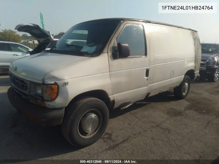 2001 Ford Econoline E250 Van VIN: 1FTNE24L01HB24764 Lot: 40312540