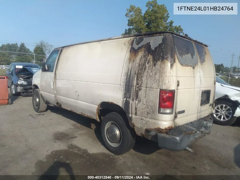 2001 Ford Econoline E250 Van VIN: 1FTNE24L01HB24764 Lot: 40312540