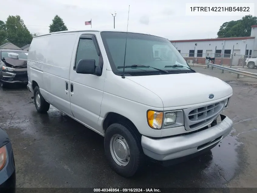 2001 Ford E-150 Commercial/Recreational VIN: 1FTRE14221HB54822 Lot: 40346954