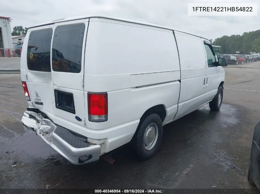 1FTRE14221HB54822 2001 Ford E-150 Commercial/Recreational