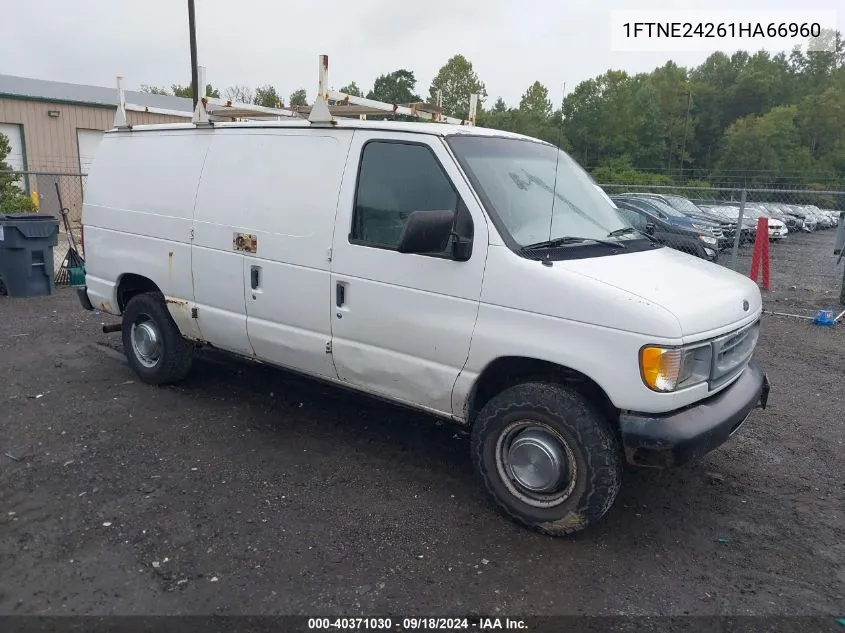 2001 Ford E-250 Commercial VIN: 1FTNE24261HA66960 Lot: 40371030