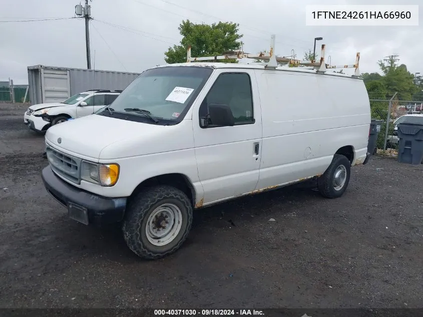 2001 Ford E-250 Commercial VIN: 1FTNE24261HA66960 Lot: 40371030