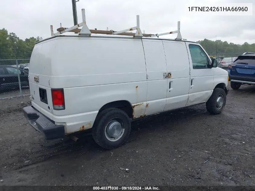 2001 Ford E-250 Commercial VIN: 1FTNE24261HA66960 Lot: 40371030