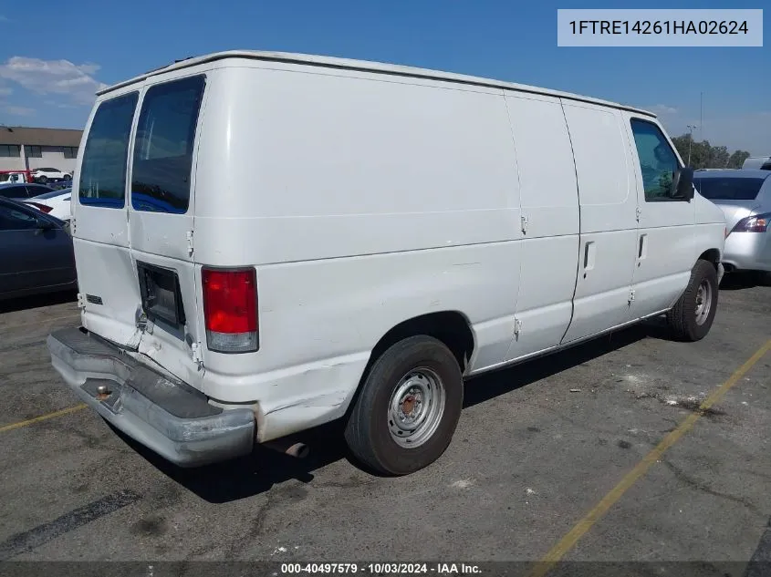 1FTRE14261HA02624 2001 Ford E-150 Commercial/Recreational