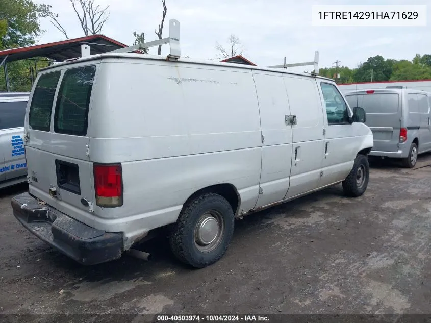 2001 Ford E-150 Commercial/Recreational VIN: 1FTRE14291HA71629 Lot: 40503974