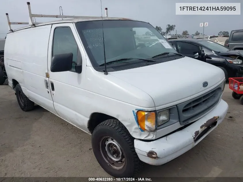 2001 Ford E-150 Commercial/Recreational VIN: 1FTRE14241HA59095 Lot: 40632393