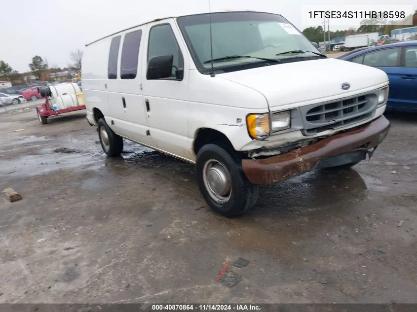 2001 Ford E-350 Super Duty Commercial/Recreational VIN: 1FTSE34S11HB18598 Lot: 40870864