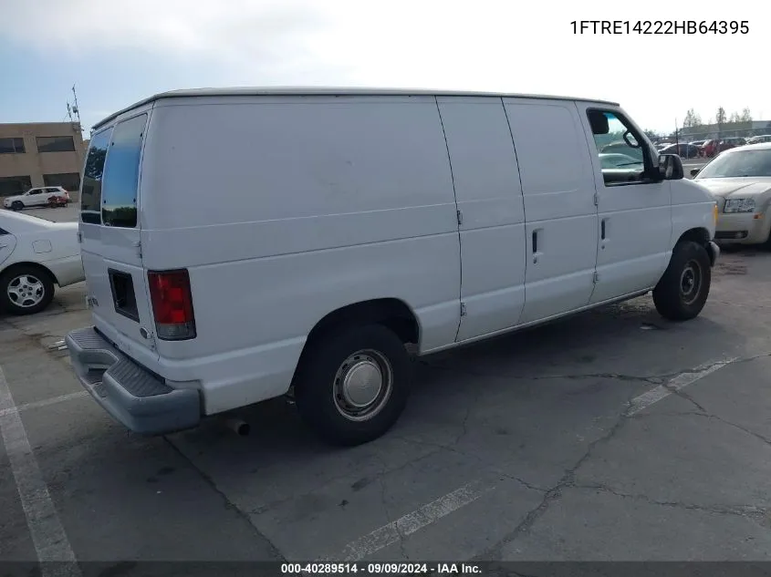 1FTRE14222HB64395 2002 Ford E-150 Commercial/Recreational