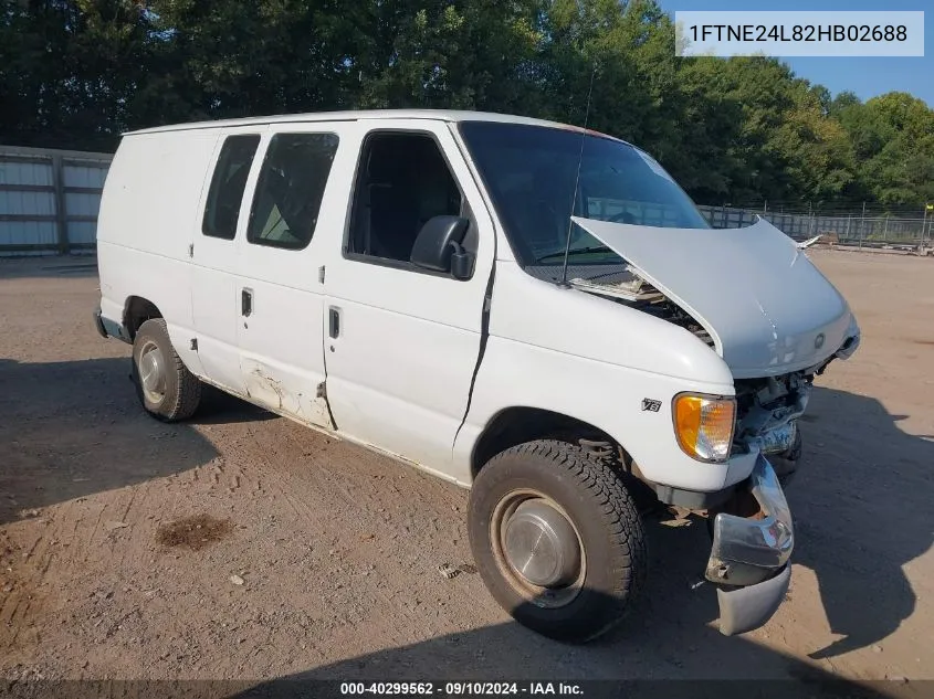 2002 Ford Econoline E250 Van VIN: 1FTNE24L82HB02688 Lot: 40299562