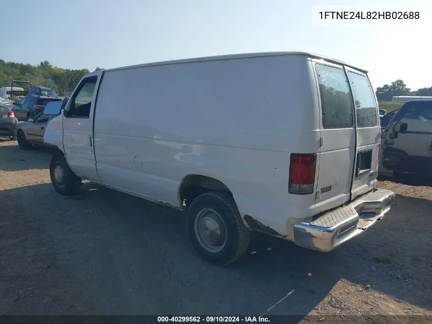 1FTNE24L82HB02688 2002 Ford Econoline E250 Van