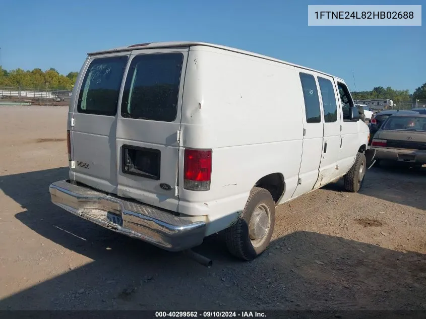 1FTNE24L82HB02688 2002 Ford Econoline E250 Van