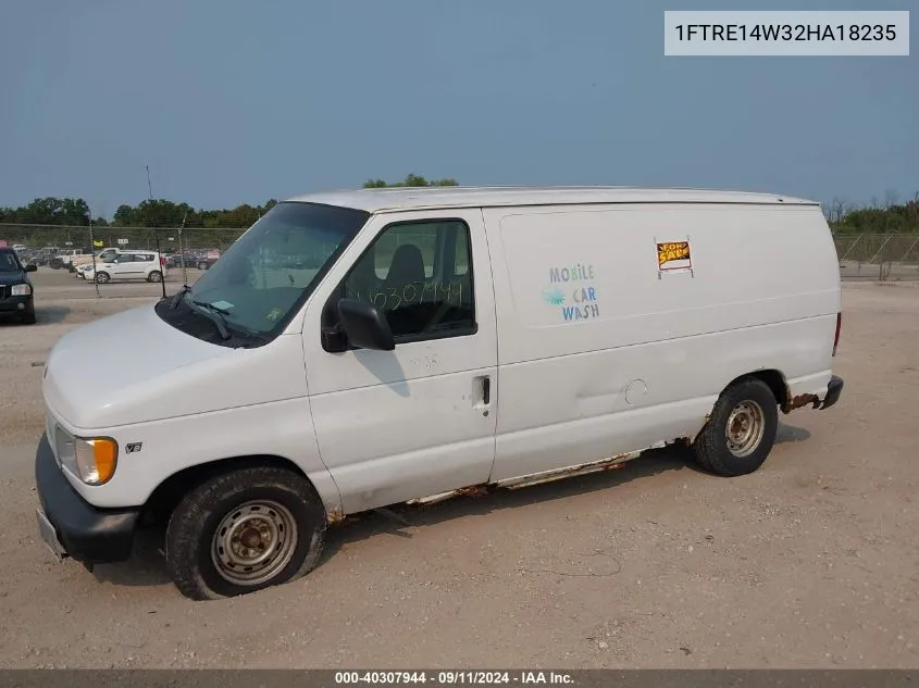 1FTRE14W32HA18235 2002 Ford E-150 E150 Van