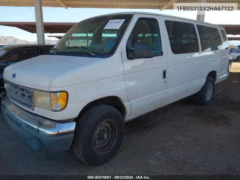 2002 Ford E-350 Super Duty Xl/Xlt VIN: 1FBSS31SX2HA67122 Lot: 40370001