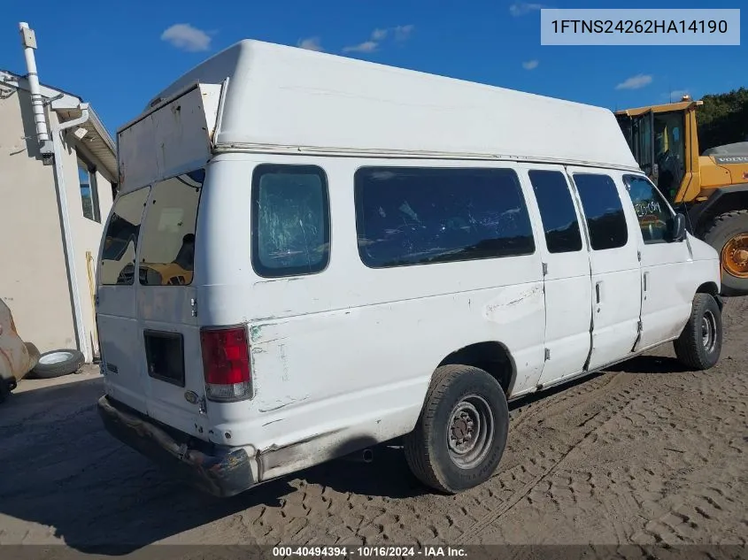 1FTNS24262HA14190 2002 Ford E-250 Commercial/Recreational