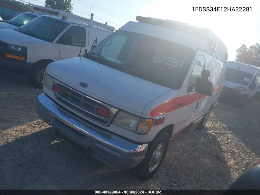 1FDSS34F12HA32281 2002 Ford E-350 Super Duty Commercial/Recreational