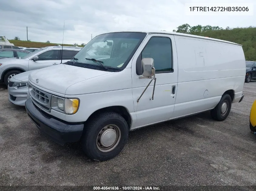 2002 Ford E-150 Commercial/Recreational VIN: 1FTRE14272HB35006 Lot: 40541636