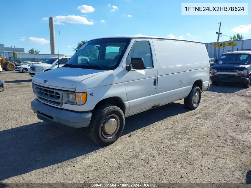 2002 Ford E-250 Commercial/Recreational VIN: 1FTNE24LX2HB78624 Lot: 40551504