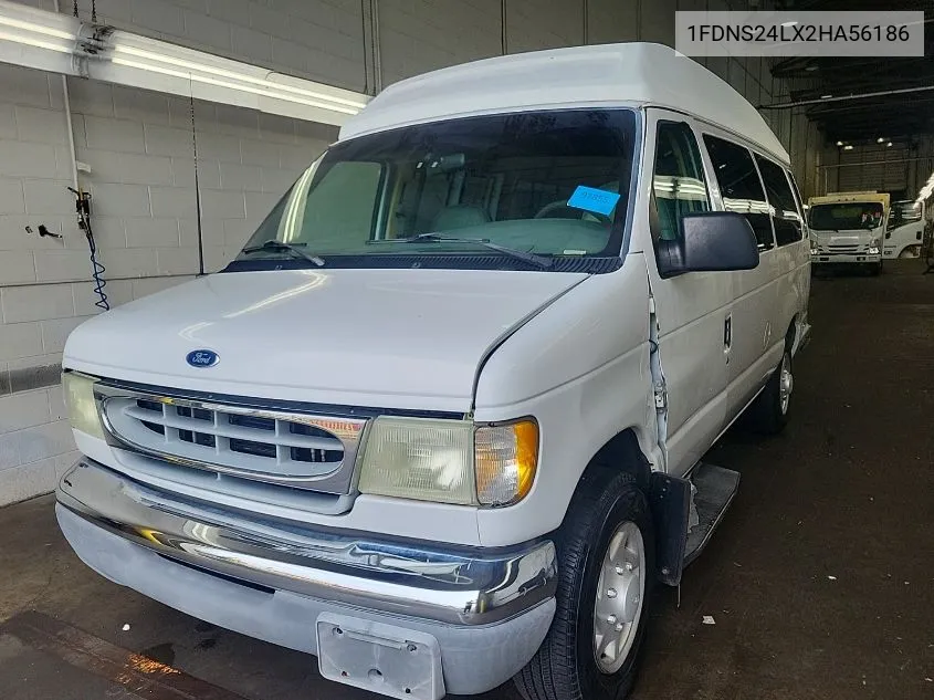 2002 Ford Econoline E250 Van VIN: 1FDNS24LX2HA56186 Lot: 40620184