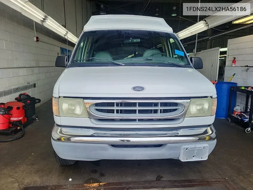 2002 Ford Econoline E250 Van VIN: 1FDNS24LX2HA56186 Lot: 40620184