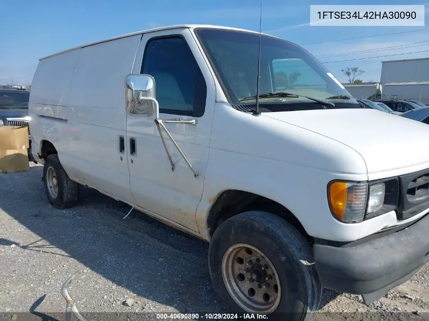 2002 Ford E-350 Super Duty Commercial/Recreational VIN: 1FTSE34L42HA30090 Lot: 40690890