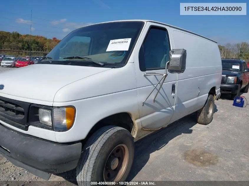 2002 Ford E-350 Super Duty Commercial/Recreational VIN: 1FTSE34L42HA30090 Lot: 40690890