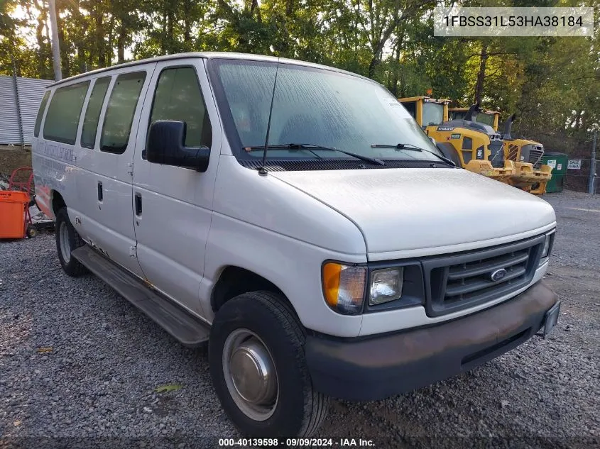 2003 Ford E-350 Super Duty Xl/Xlt VIN: 1FBSS31L53HA38184 Lot: 40139598