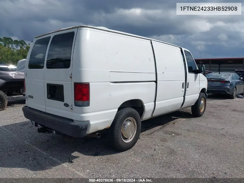 1FTNE24233HB52908 2003 Ford E-250 Commercial