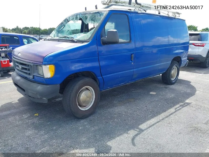 1FTNE24263HA50017 2003 Ford E-250 Commercial