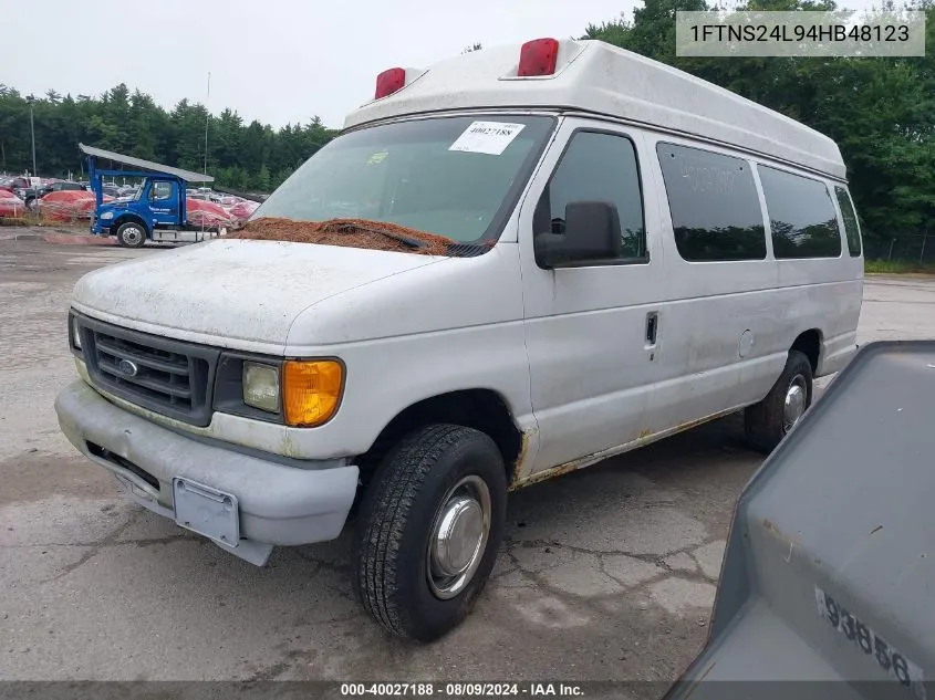 1FTNS24L94HB48123 2004 Ford E-250 Commercial/Recreational