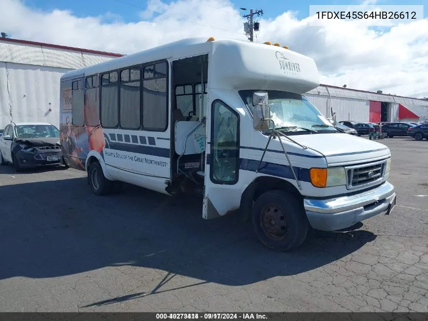 2004 Ford E-450 Cutaway Standard VIN: 1FDXE45S64HB26612 Lot: 40273414