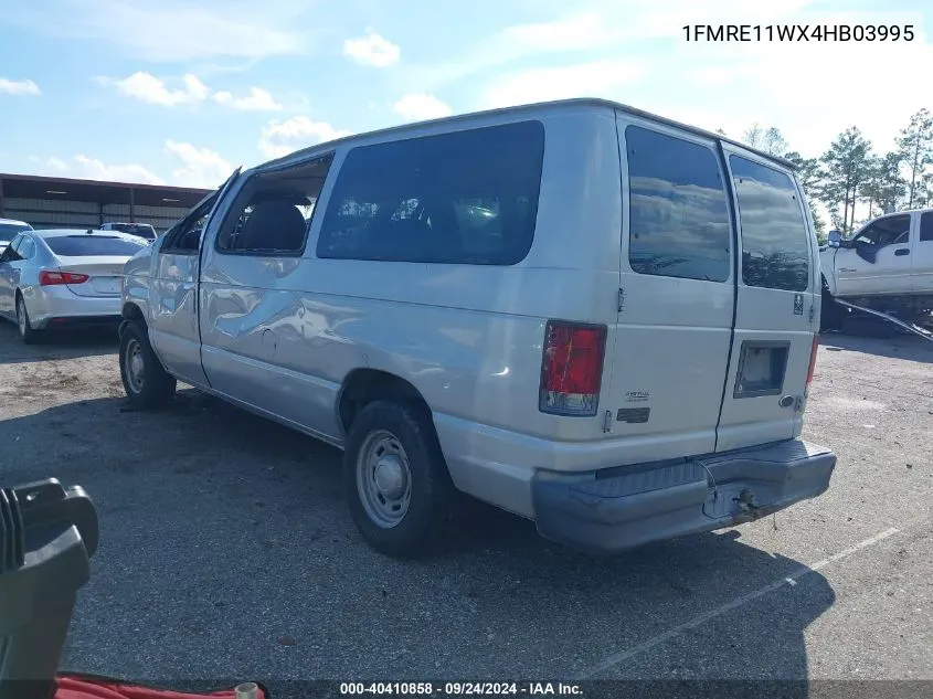 2004 Ford Econoline E150 Wagon VIN: 1FMRE11WX4HB03995 Lot: 40410858