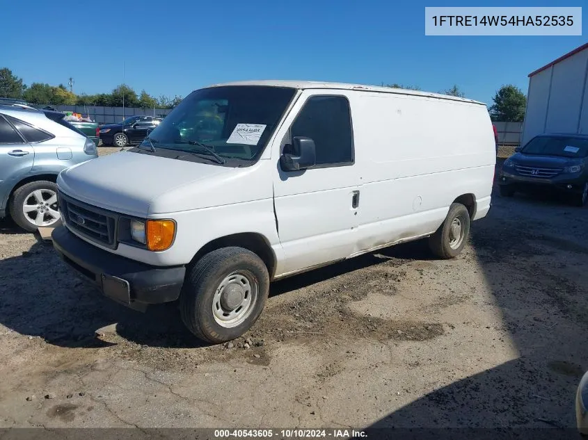 2004 Ford E-150 Commercial/Recreational VIN: 1FTRE14W54HA52535 Lot: 40543605