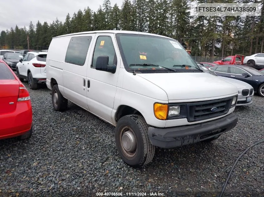 2004 Ford E-350 Super Duty Commercial/Recreational VIN: 1FTSE34L74HA38509 Lot: 40756506