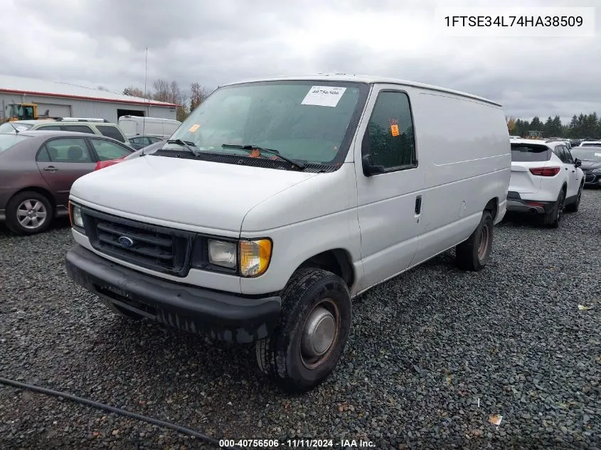 2004 Ford E-350 Super Duty Commercial/Recreational VIN: 1FTSE34L74HA38509 Lot: 40756506