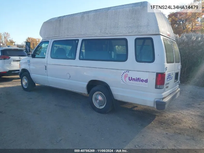 2004 Ford Econoline Cargo Van Commercial/Recreational VIN: 1FTNS24L34HA14479 Lot: 40785269