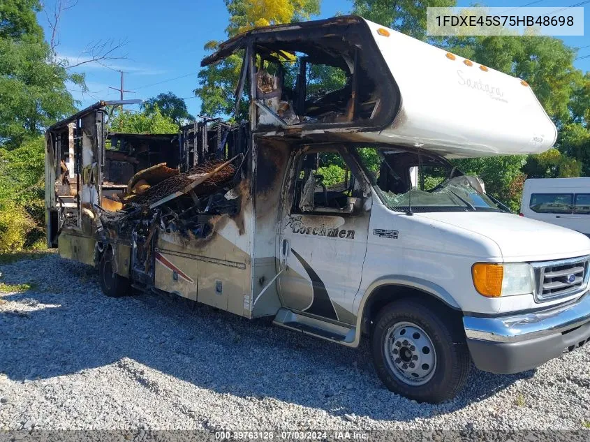 2005 Ford E-450 Cutaway Standard VIN: 1FDXE45S75HB48698 Lot: 39763128